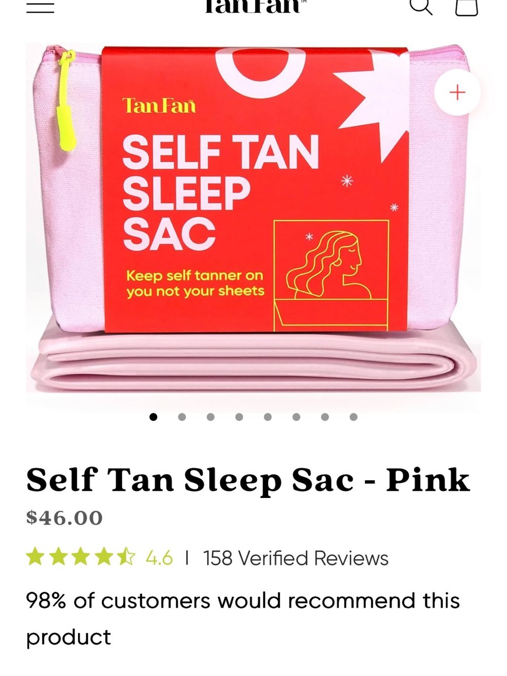 Brand new never opened Tan Fan Sleep sack
